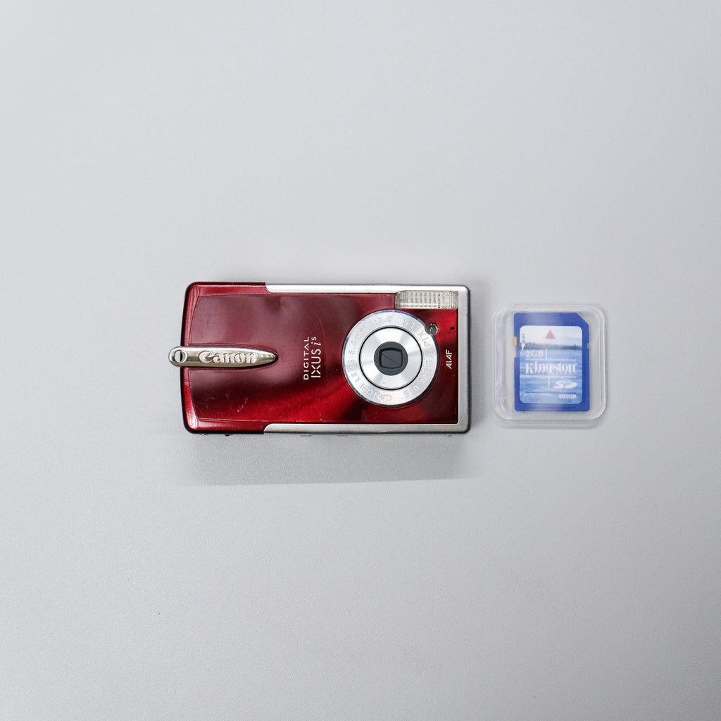 Red Canon IXUS i Kit