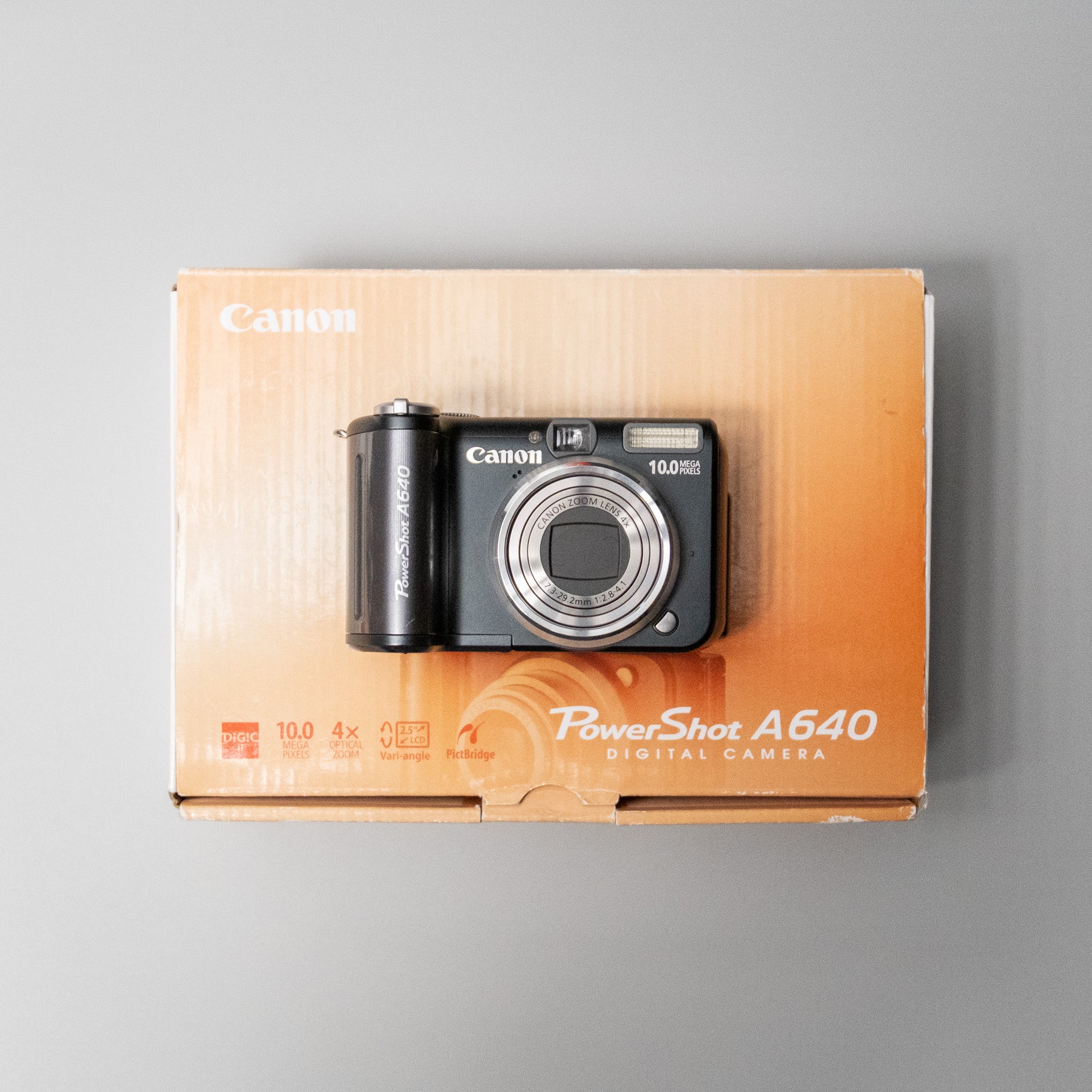 Canon PowerShot A640 Boxed Digicam Kit